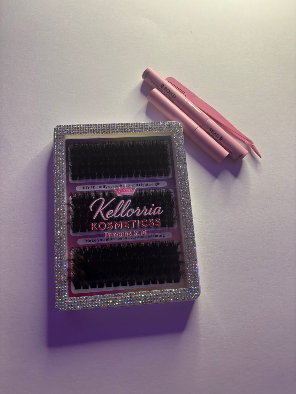 Bling lash clusters